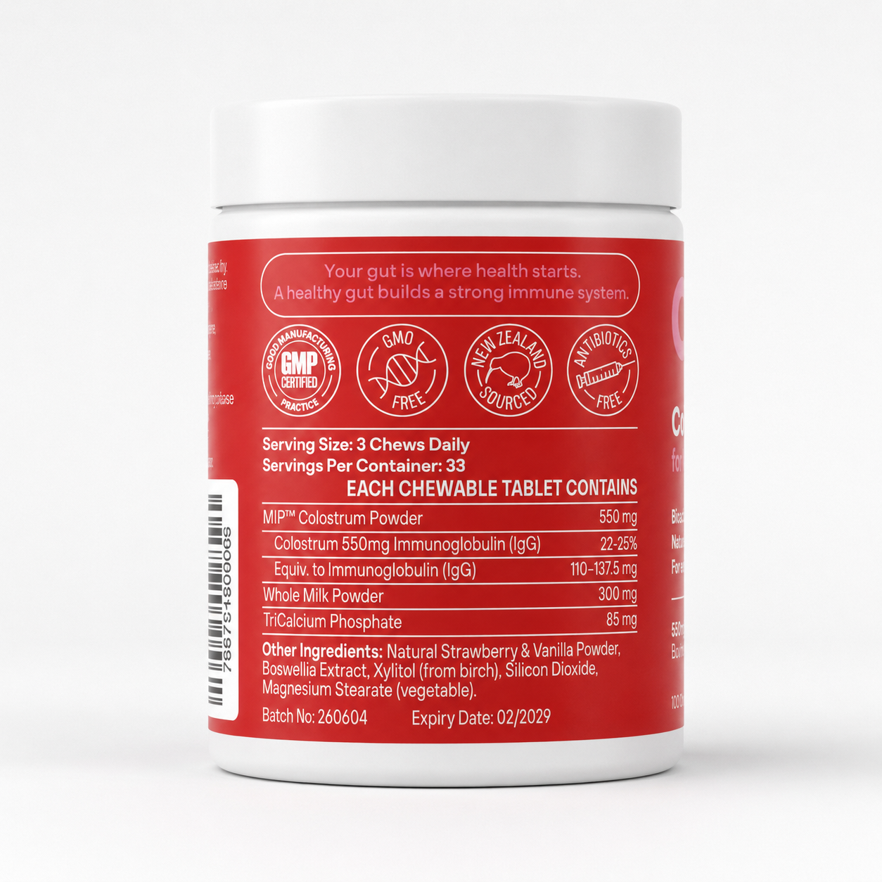Colostrum Chews — Repair From the Inside Out